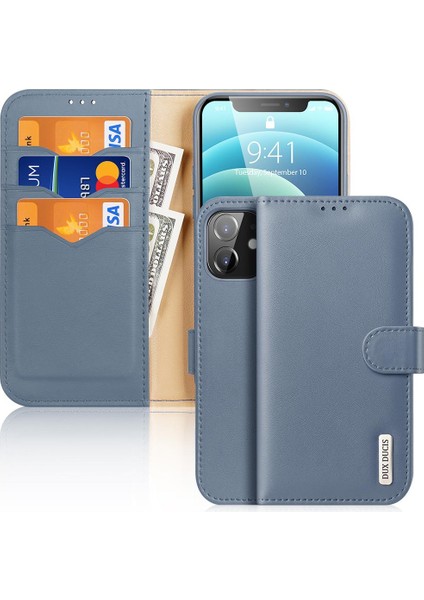 Dux Duduiphone 12 Mini Kapak Için Kılıf Manyetik Kapatma Flip Case Kılıf (Yurt Dışından)