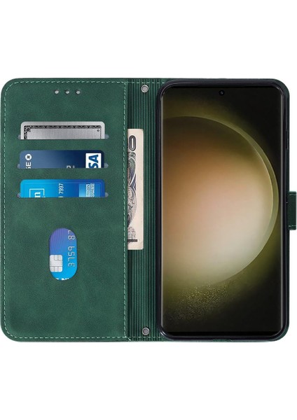 SZY Mall Samsung Galaxy S24 Ultra 5g Için Kılıf Pu Deri Cüzdan Kapak Çevirin Folio (Yurt Dışından)