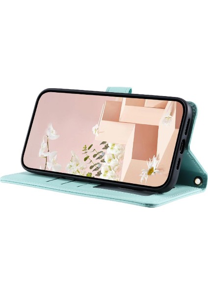 Telefon Kılıfı Için Xiaomi Redmi 12 4g El Kayışı Kart Yuvaları Tutucu Flip Folio (Yurt Dışından)