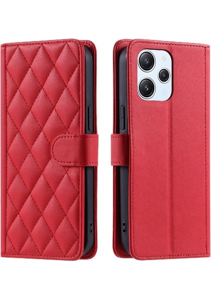 Telefon Kılıfı Için Xiaomi Redmi 12 4g El Kayışı Kart Yuvaları Tutucu Flip Folio (Yurt Dışından)