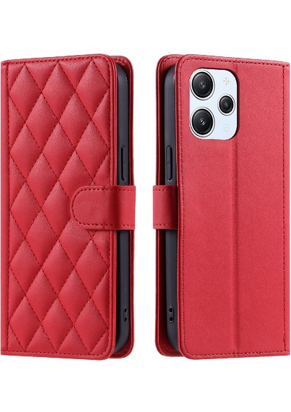 Telefon Kılıfı Için Xiaomi Redmi 12 4g El Kayışı Kart Yuvaları Tutucu Flip Folio (Yurt Dışından)
