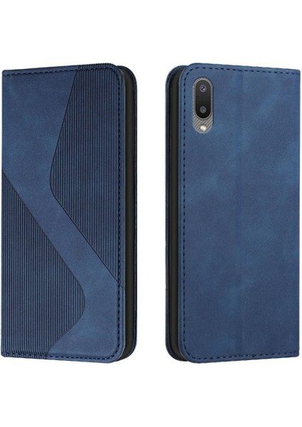 Samsung Galaxy A02 Için Kılıf Folio Kapak Pu Deri Kart Yuvaları Tutucu Cüzdan (Yurt Dışından)