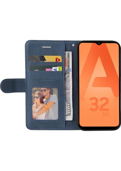 Kart Yuvası Standı ile Samsung Galaxy A32 5g Için Kılıf Pu Deri Flip Folio (Yurt Dışından) fırsatları