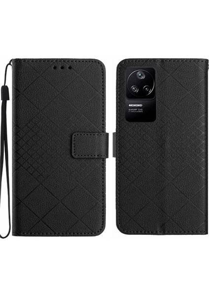 Xiaomi Poco F4 Için Flip Case 5g Elmas Kabartmalı Kart Yuvası Standı Manyetik (Yurt Dışından)