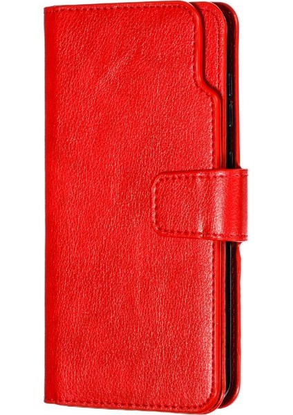 Samsung Galaxy A60 Pu Deri Kickstand Cüzdan Manyetik 9 Kart (Yurt Dışından)