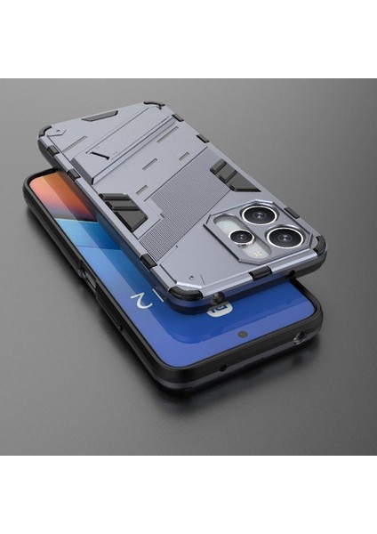 Xiaomi Redmi Için 12 4g Sağlam Askeri Kickstand Koruyucu Kapak (Yurt Dışından)