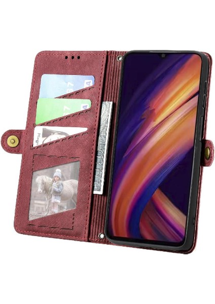 SZY Mall Samsung Galaxy A25 Için Flip Case 5g Kapak Çevirin Cüzdan Basit Iş Durum (Yurt Dışından)