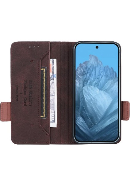 Kart Tutucu Kickstand Tam Koruma Fiber ile Google Pixel 9 Için Kılıf (Yurt Dışından) fiyatları