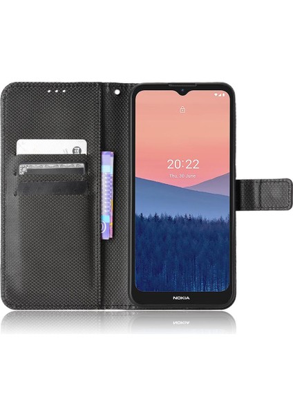Nokia C21 Kart Tutucu Manyetik Cüzdan Kapak Kickstand Için Kılıf (Yurt Dışından) fırsatları