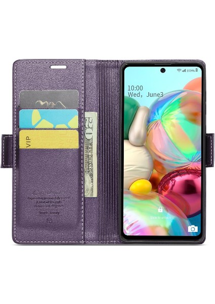 Samsung Galaxy A71 4g Cüzdan Kılıf Anti Dolandırıcılık Kart Yuvası Için Caseme Durumda (Yurt Dışından)