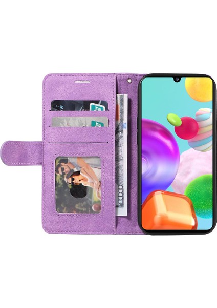Kart Yuvası Standı Kickstand Koruyucu Pu ile Samsung Galaxy Case Için Kılıf (Yurt Dışından) fırsatları
