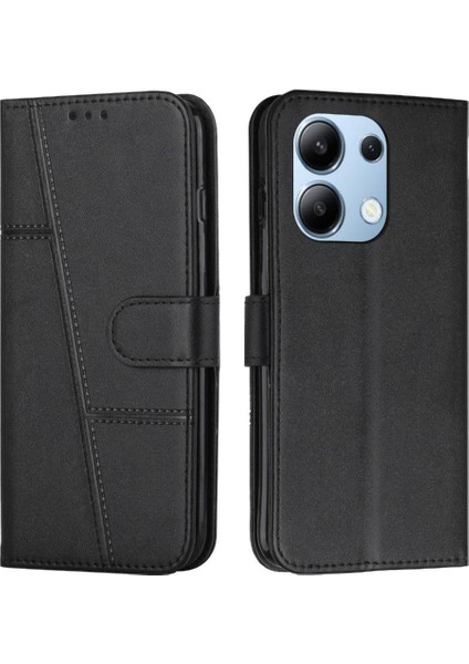 Xiaomi Redmi Için Not 13 4g Yan Toka Pu Deri Darbeye Çevir (Yurt Dışından)
