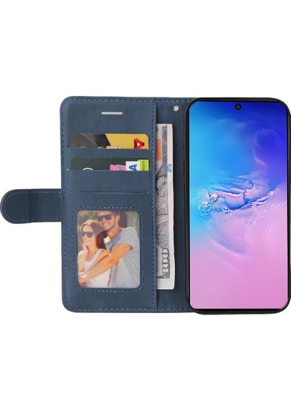 Samsung Galaxy S10 Lite Kickstand Koruyucu Iki Renkli Dikiş Için Kılıf (Yurt Dışından)