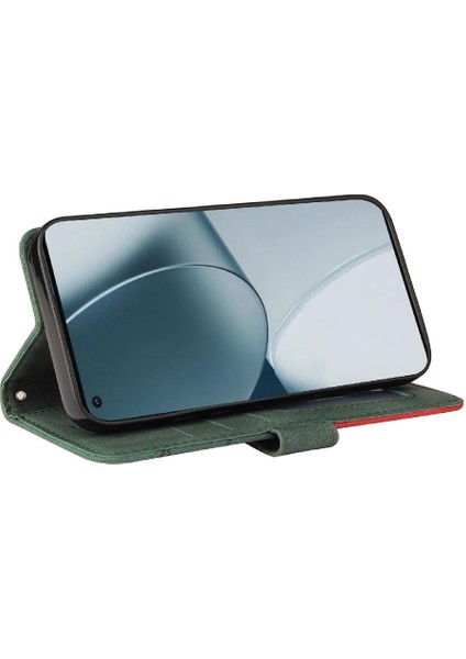 Kart ile Oneplus 10 Pro Kickstand Koruyucu Iki Renkli Dikiş Için Kılıf (Yurt Dışından)