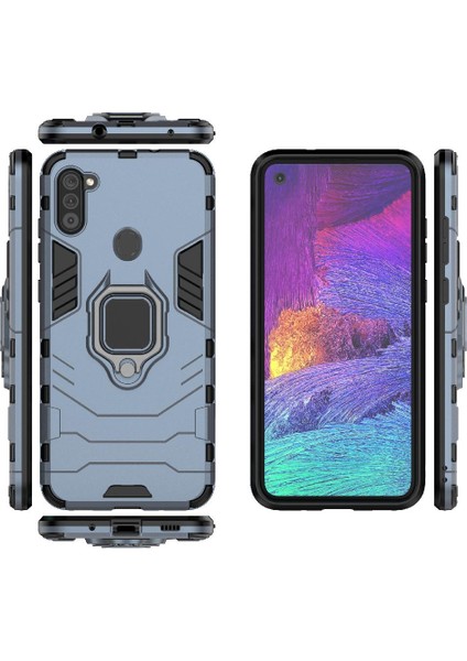 Samsung Galaxy A11 360 &deg; Dönen Halka Darbeye Kapak Kickstand (Yurt Dışından) fırsatları