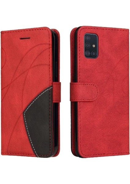 Samsung Galaxy A51 4g Pu Deri Flip Folio Kılıf Kart Yuvası ile (Yurt Dışından)