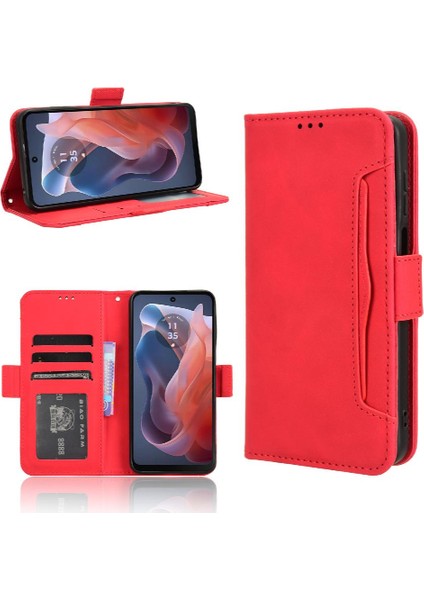 Motorola Moto G Oynamak Için Kılıf 4g 2024 Manyetik Kapatma Ayarlanabilir Kart (Yurt Dışından)
