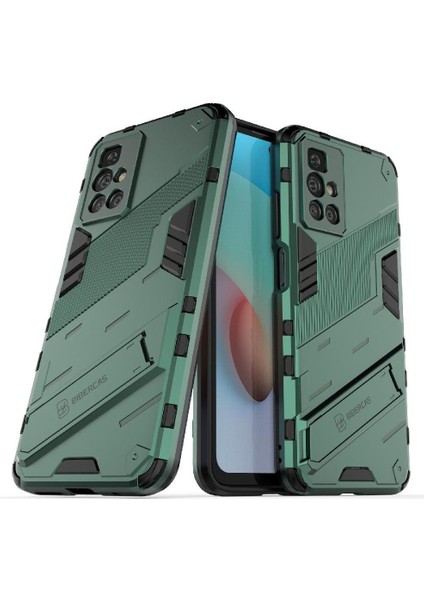 Xiaomi Redmi 10 4g Kickstand Sağlam Askeri Koruyucu Kapak (Yurt Dışından)