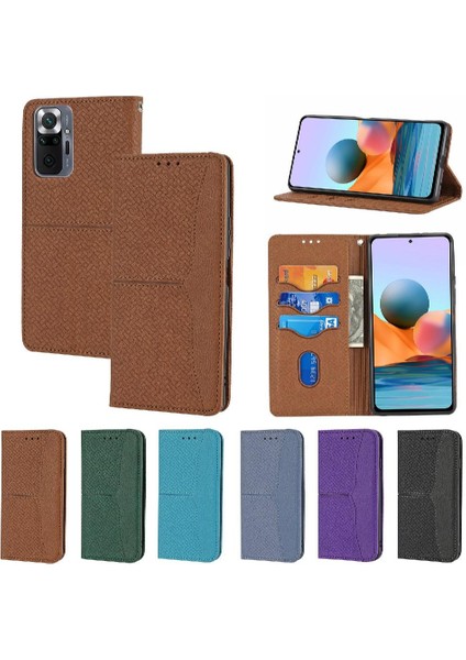 Xiaomi Redmi Için Not 10 Pro Max El Cüzdan Flip Folio Kitap Kredi (Yurt Dışından)