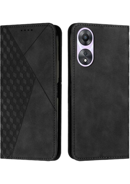 Oppo A78 5g Kart Ekleme Pu Deri Tam Koruma Flip Için Kılıf (Yurt Dışından)