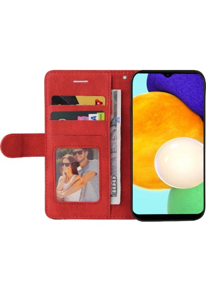 Samsung Galaxy A03S Pu Deri Flip Folio Kılıf Kickstand ile (Yurt Dışından) fırsatları