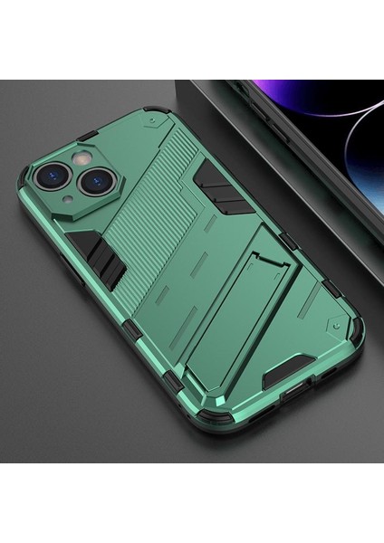 Iphone 15 Için Sağlam Askeri Koruyucu Kapak Kickstand (Yurt Dışından) modelleri