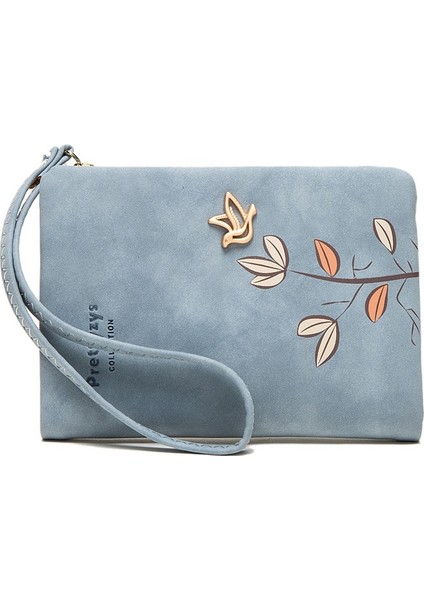 Mat Baskılı Retro Kısa Cüzdan (Yurt Dışından)