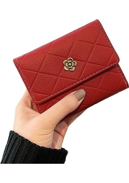 Niş Tasarımlı Üst Düzey Eşkenar Dörtgen Cüzdan (Yurt Dışından)