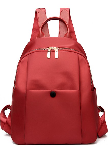 Basit Edebi Düz Renk Seyahat Sırt Çantası (Yurt Dışından)