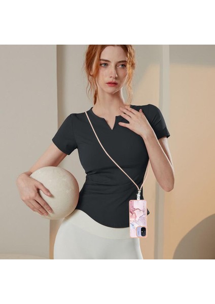 Xiaomi Redmi Için 12C Mermer Tampon Crossbody Kordon Askısı Yumuşak (Yurt Dışından) fiyatları