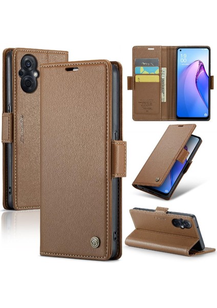 Oppo Caseme 8z/oppo 7z Anti Dolandırıcılık Kickstand Cüzdan Durumda (Yurt Dışından)