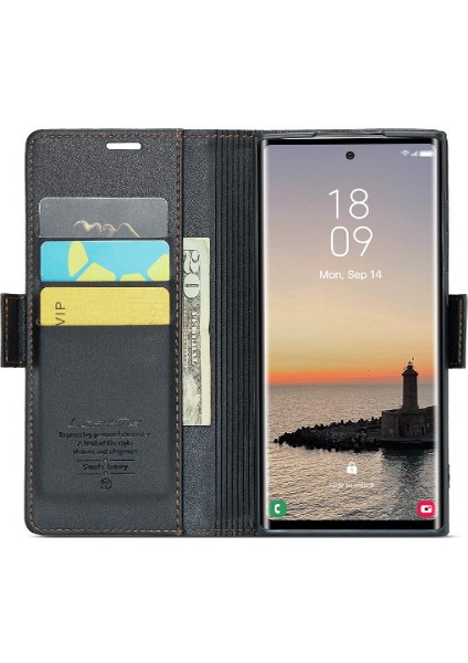 Samsung Galaxy S24 Ultra Kart Yuvası Anti Dolandırıcılık Cüzdan Durumda (Yurt Dışından) modelleri