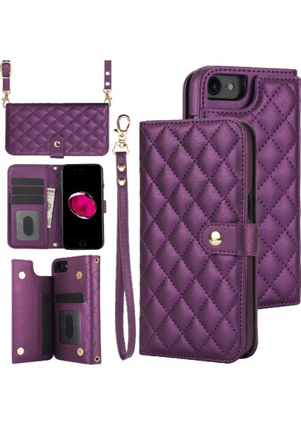 Iphone Se 2020/2022 Premium Koruma Crossbody Tarzı 5 (Yurt Dışından)