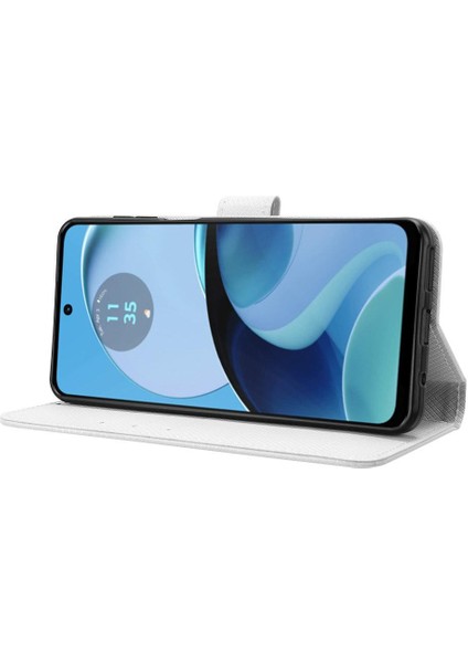 Motorola Moto G14 4g Kart Tutucu Kapak Kickstand Manyetik Cüzdan (Yurt Dışından) fırsatları