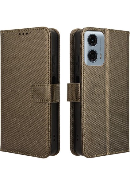 Motorola Moto G34 5g Kart Tutucu Kapak Manyetik Cüzdan Kickstand (Yurt Dışından)