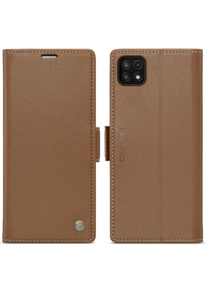 Samsung Galaxy F42 5G/A22S Kart Yuvası Anti Dolandırıcılık Kickstand Için Caseme Durumda (Yurt Dışından)