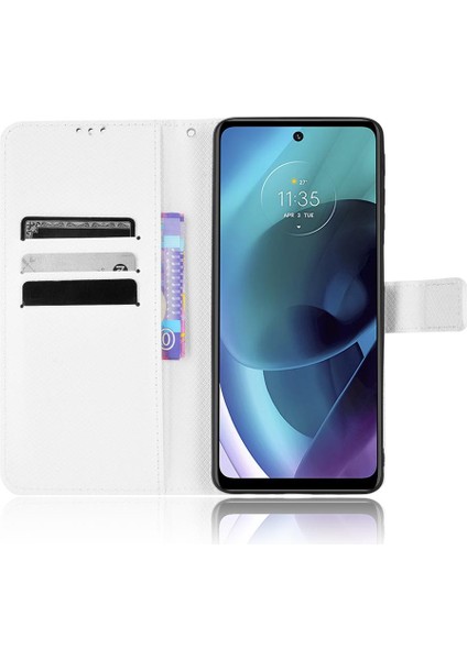 Motorola Moto G51 5g Kickstand Manyetik Cüzdan Kart Tutucu Kapak (Yurt Dışından) fırsatları