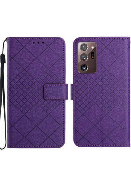 Samsung Galaxy Not 20 Için Flip Case Ultra Cüzdan Pu Deri Kart Yuvası (Yurt Dışından)
