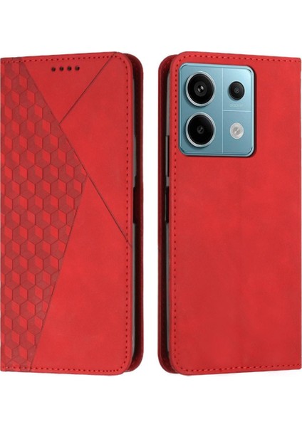 Xiaomi Redmi Için Not 13 Pro 4g Pu Deri Kart Ekleme Yan (Yurt Dışından)