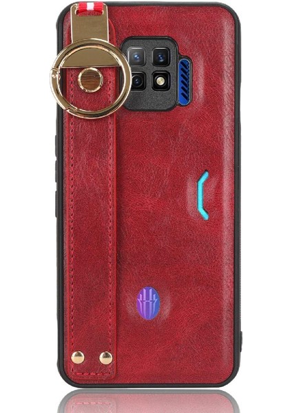 Nubia Kırmızı Sihirli 7 Pro Kolaylık Bilek Kayışı Premium Pu Deri Için Kılıf (Yurt Dışından)