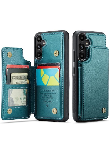 Samsung Galaxy Caseme 5g Pu Deri Ince Darbeye Dayanıklı Caseme Cüzdan Kılıf (Yurt Dışından)