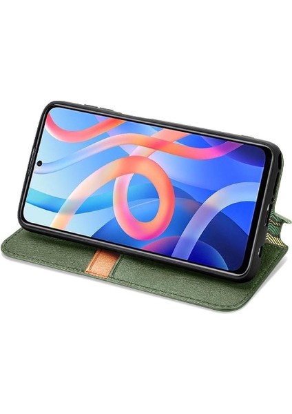 Xıaomı Redmi Not 11 Için Kılıf Cüzdan Fonksiyonu Kapak Çevirin Moda Tasarımı (Yurt Dışından) fırsatları