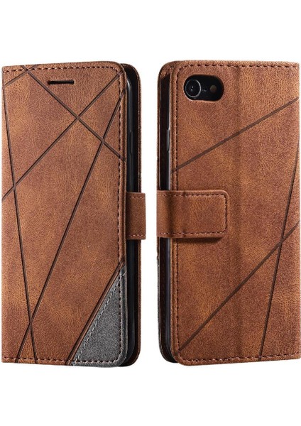IPhone Se 2020/SE 2022 Manyetik Darbeye Dayanıklı Kart Tutucu Kickstand (Yurt Dışından)