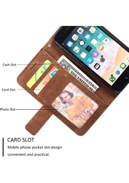 IPhone Se 2020/SE 2022 Manyetik Darbeye Dayanıklı Kart Tutucu Kickstand (Yurt Dışından) fırsatları