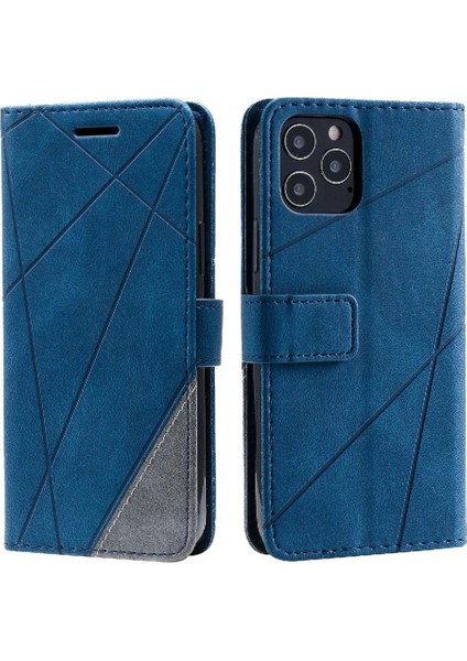 IPhone 12 Için Kılıf Pro Max Kart Tutucu Kickstand Cüzdan Flip Folio Pu (Yurt Dışından)