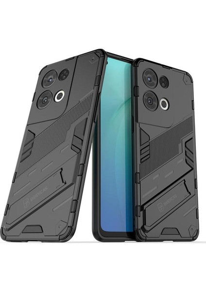 Oppo Oppo 8 Pro 5g Koruyucu Kapak Için Kılıf Kickstand Sağlam Askeri (Yurt Dışından)