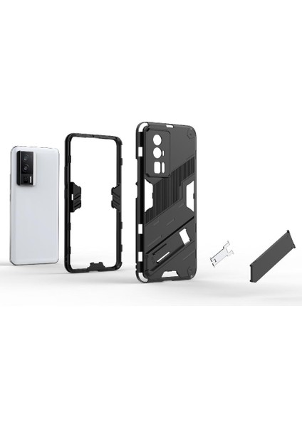 Xiaomi Poco F5 Pro Koruyucu Kapak Için Kılıf Sağlam Askeri Kickstand (Yurt Dışından) fiyatları
