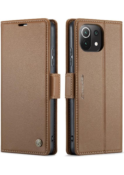 Xiaomi 11 Lite Anti Dolandırıcılık Darbeye Dayanıklı Durumda Kickstand Kart (Yurt Dışından)