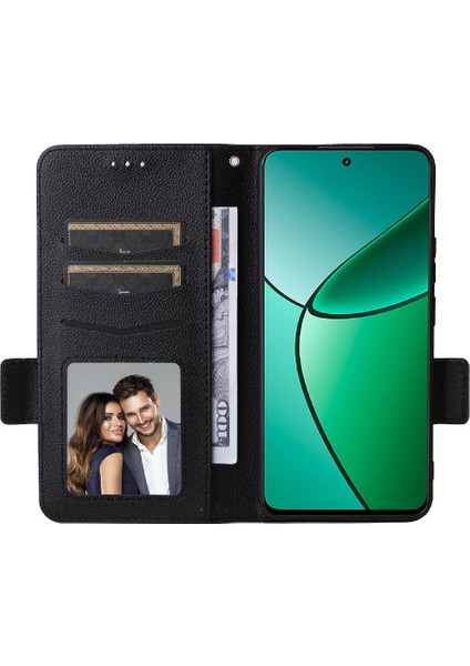 Realme 12 Artı 5g Pu Deri Manyetik Cüzdan Yan Toka Kartı (Yurt Dışından) indirimleri