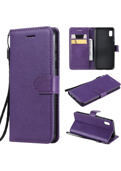 Kart ile Samsung Galaxy A10E Iş Cüzdan Telefon Kılıfı Için Flip Case (Yurt Dışından)